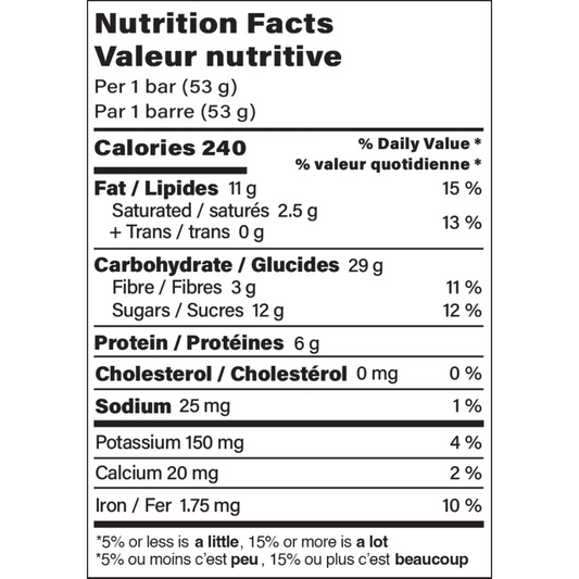 Made With Local Lemon Square Energy Bar 53g