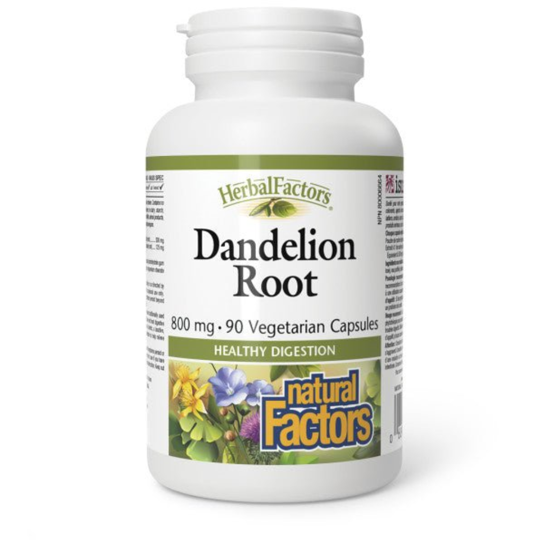 Natural Factors Dandelion Root 800mg 90 Caps