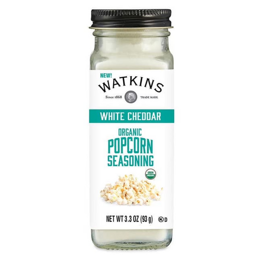 Watkins White Cheddar Popcorn Seasoning 93g