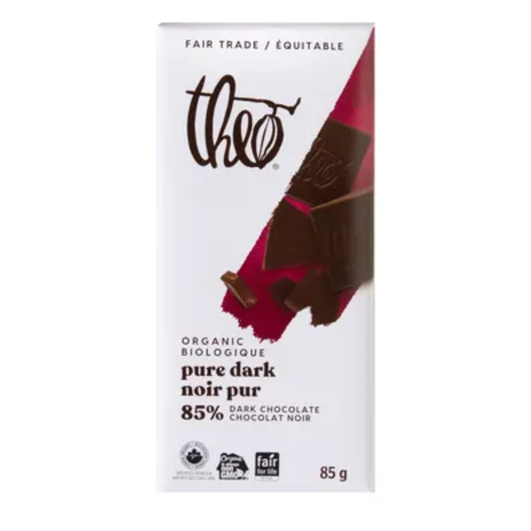 Theo Pure Dark 70% Dark Chocolate 85g
