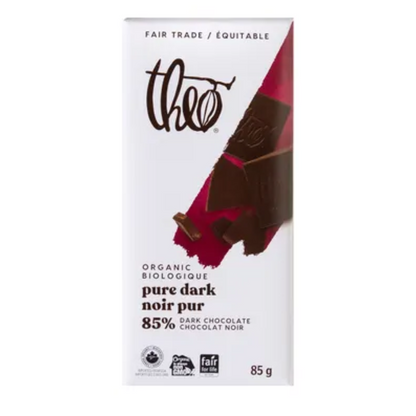 Theo Pure Dark 70% Dark Chocolate 85g