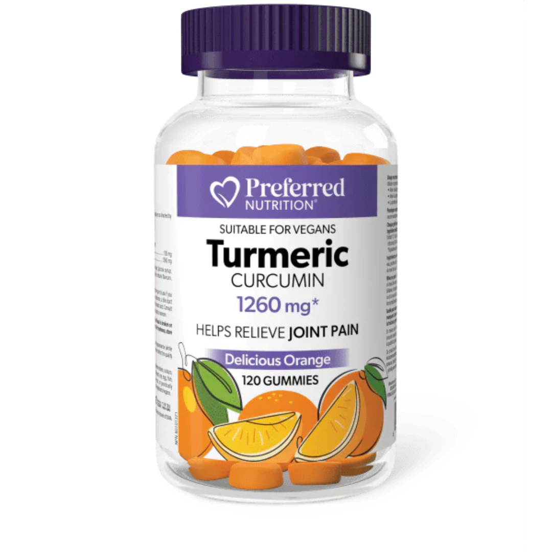 Preferred Nutrition Turmeric 1260 mg 120 Gummies