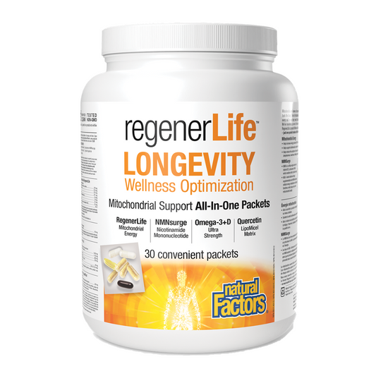 Natural Factors Longevity 30 Pack