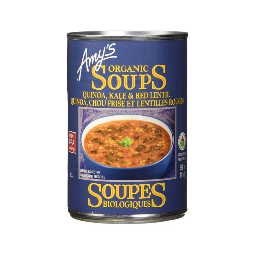 Amy's Organic Quinoa, Kale, & Red Lentil Soup 398ml