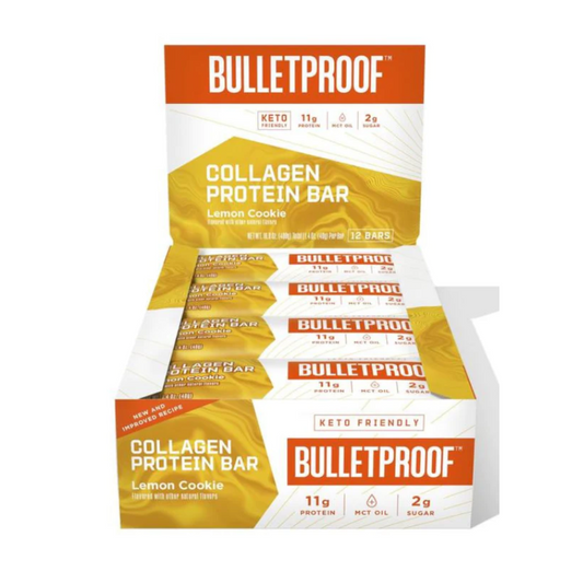 BulletProof Collagen Protein Bar Case Lemon Cookie (12)