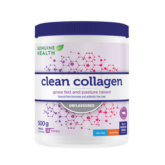 Genuine Health Clean Collagen Bovine- Unflavoured 500g
