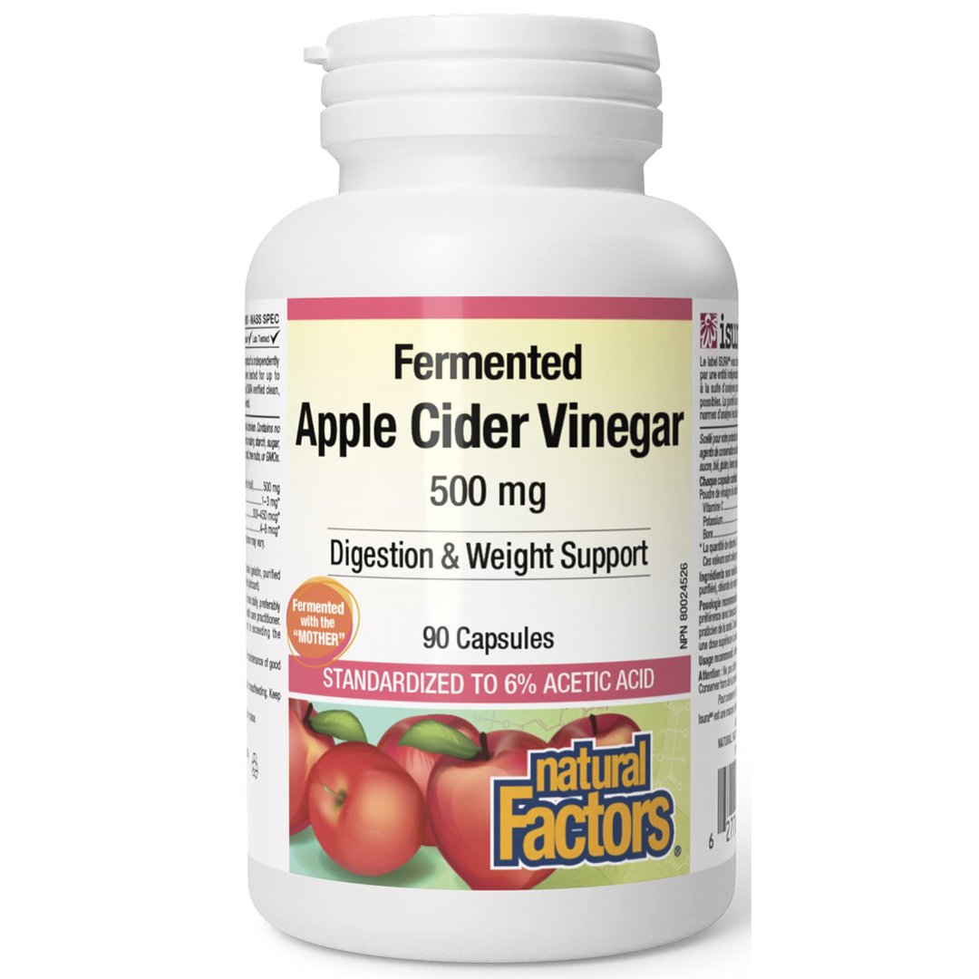 Natural Factors Apple Cider Vinegar 90 Capsules