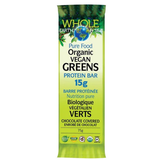 Whole Earth & Sea Organic Vegan Greens Protein Bar 15g