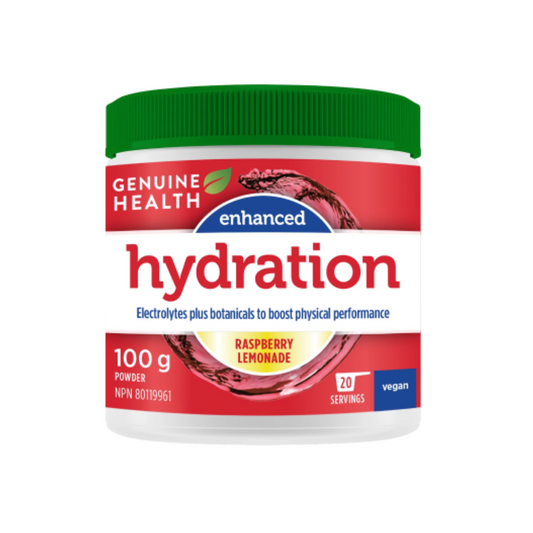 Genuine Health Enhanced Hydration-Raspberry lemonade 100g