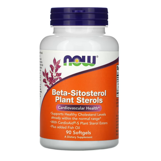 Now Beta-Sitosterol with Fish Oil 90 Softgels