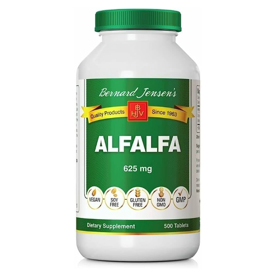 Bernard Jensen's Alfalfa 500 Tablets