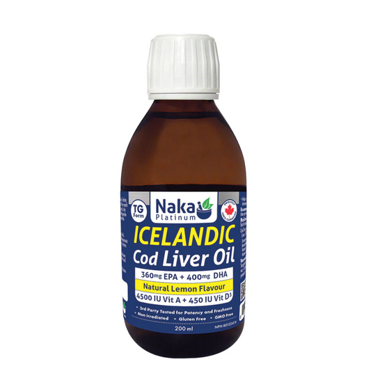 Naka Icelandic Cod Liver Oil 200ml