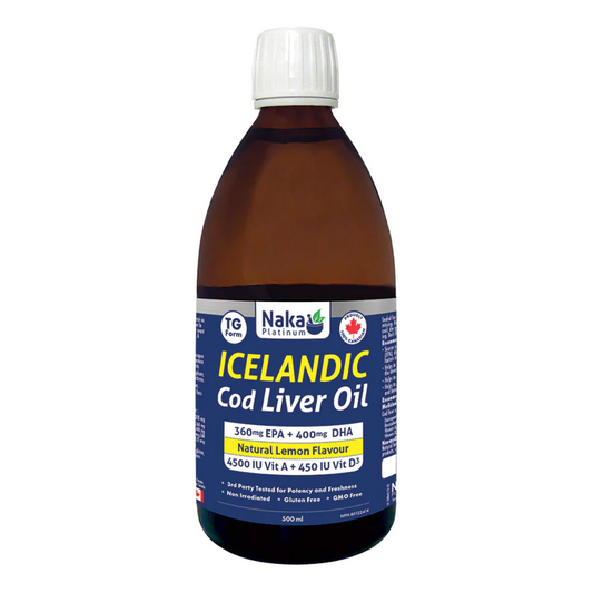 Naka Icelandic Cod Liver Oil 500ml