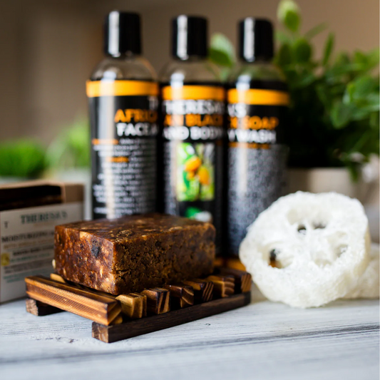 Theresa's Naturals African Black Soap Body Wash Ylang Ylang