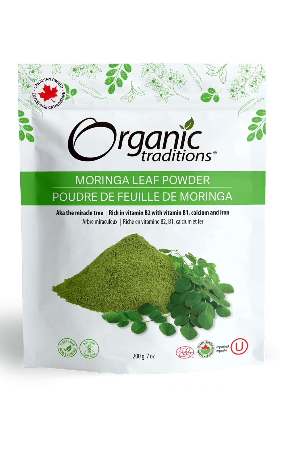 Organic Traditions Moringa Leaf Powder 200g