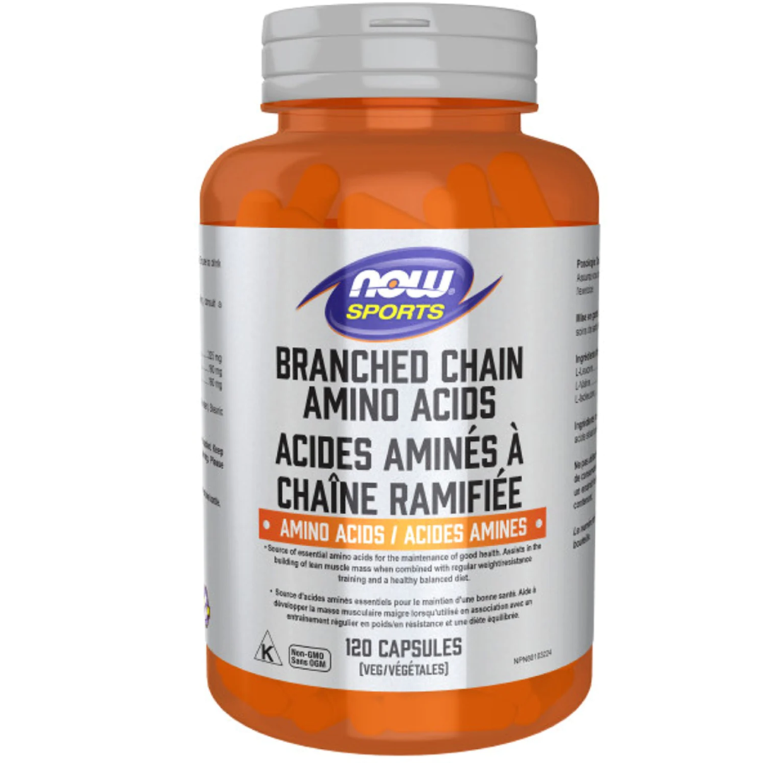 Now Branched Chain Amino Acids 120 VegCaps