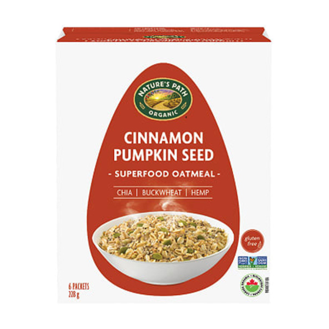 Nature's Path Qi'a Cinnamon Pumpkin Seed Oatmeal 6x38g