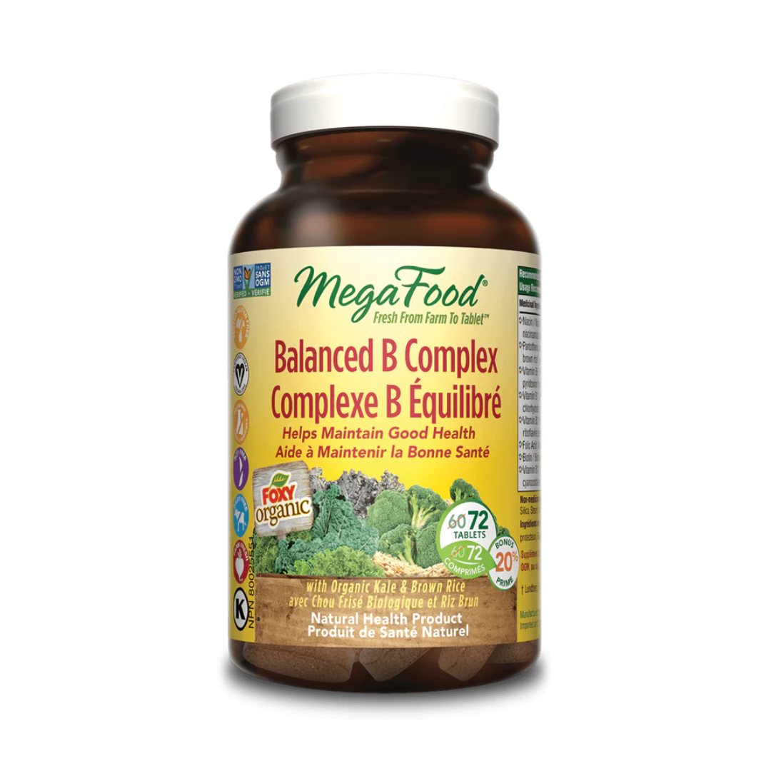 Mega Food Balanced B Complex 72 Tablets