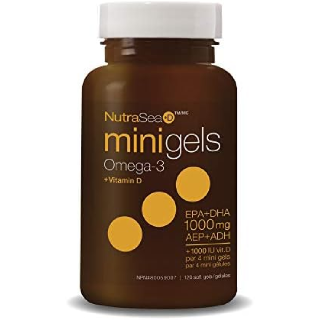 Nutra Sea +D Omega-3 Minis 120gels