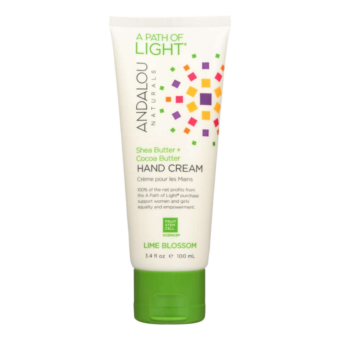 Andalou Hand Cream Lime Blossom 100ml