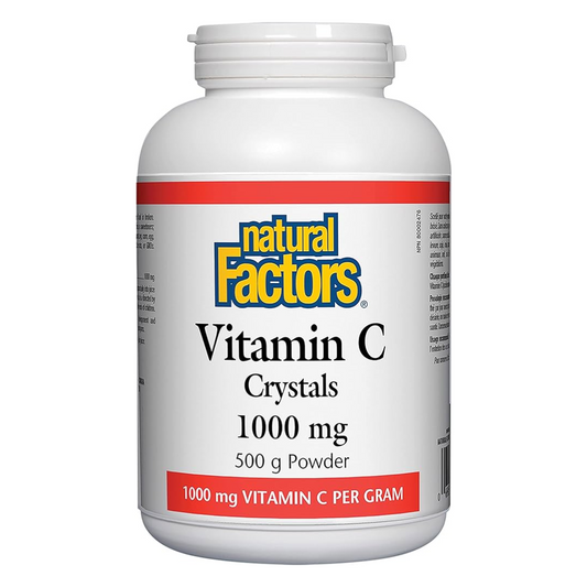 Natural Factors Vitamin C Crystals 1000mg 500g Powder
