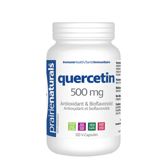 Prairie Naturals Quercetin 500mg 120 Veg Capsules