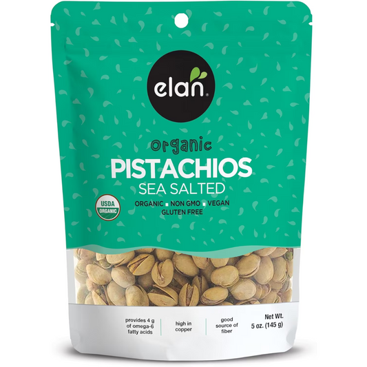 Elan Organic Sea Salted Pistachios 145g