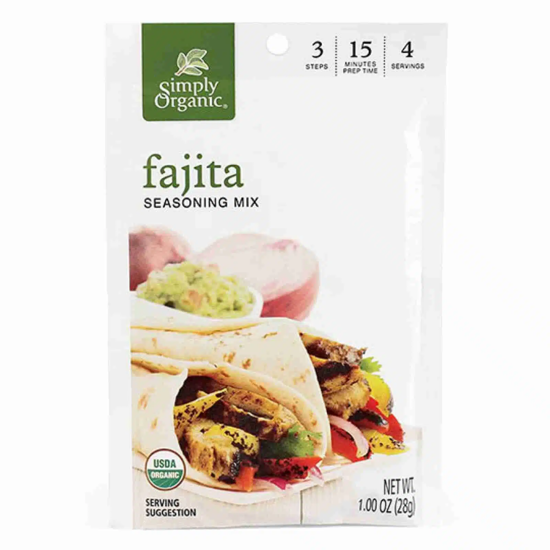 Simply Organic Fajita Seasoning 28g