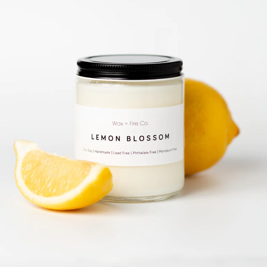 Wax + Fire Co. Lemon Blossom Candle 228g