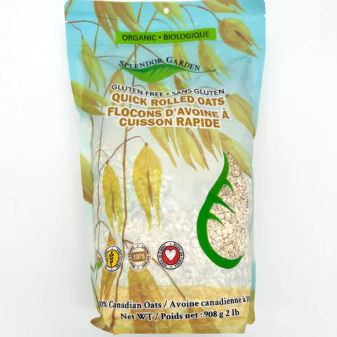 Splendor Garden Organic Gluten Free Quick Oats 908g