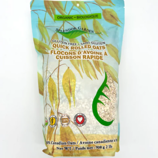 Splendor Garden Organic Gluten Free Quick Oats 908g