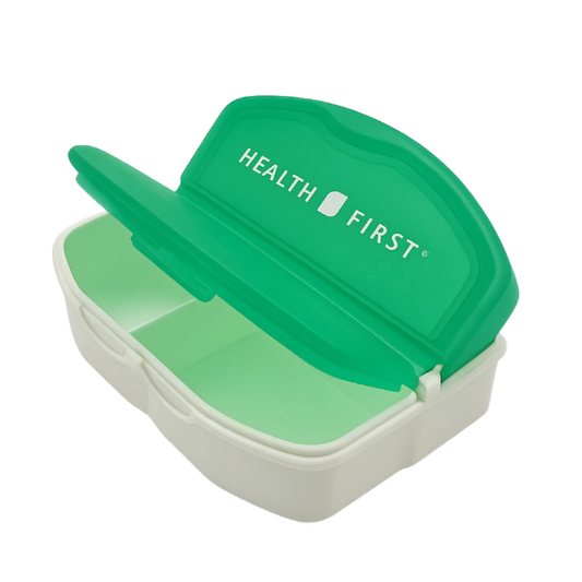 Health First vitamin Case 3 compartments green