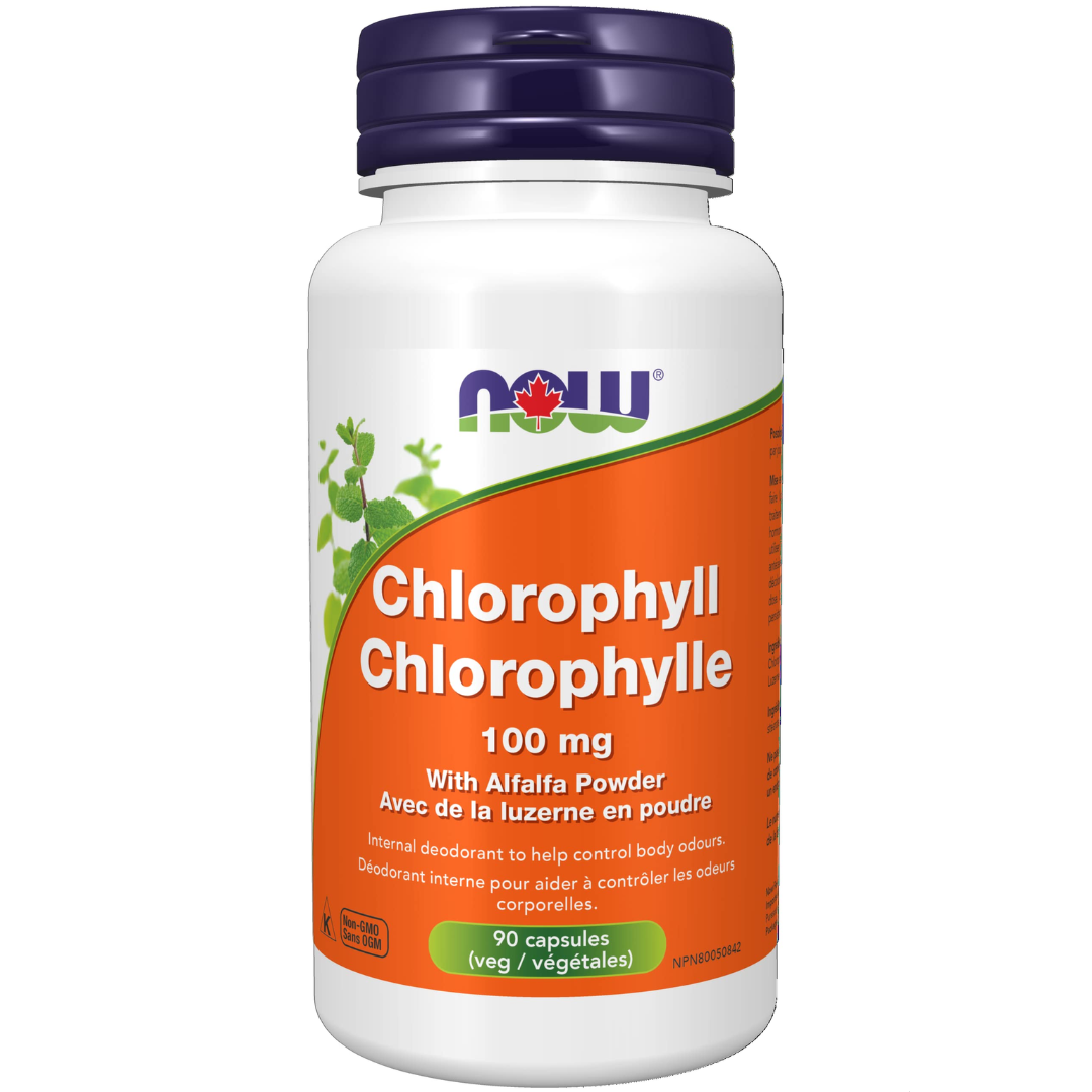 Now Chlorophyll 100mg 90 Veg Capsules