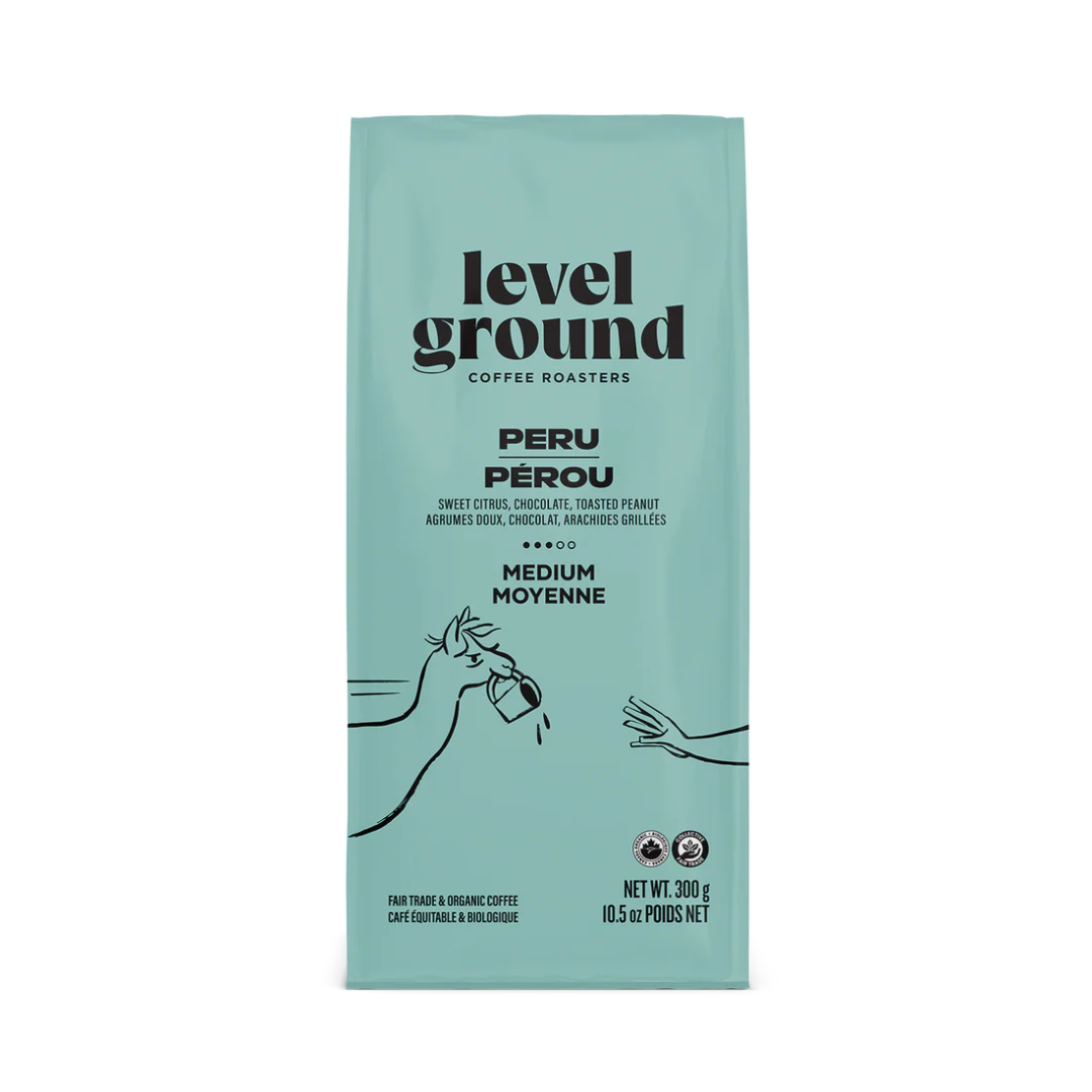 Level Ground Peru Medium Roasted Coffee 300g