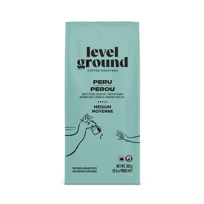 Level Ground Peru Medium Roasted Coffee 300g