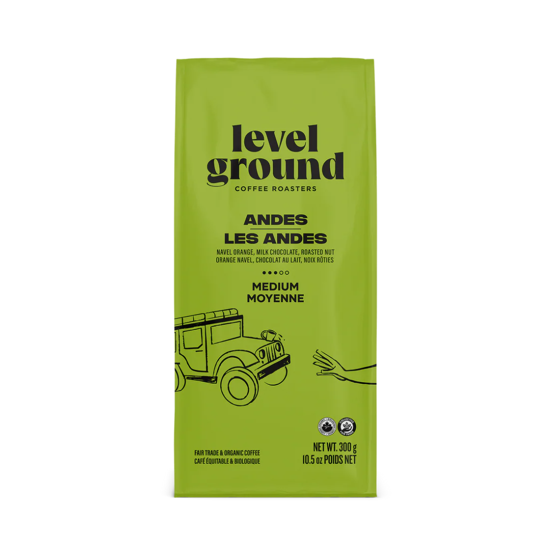 Level Ground Andes Medium Roasted Coffee 300g
