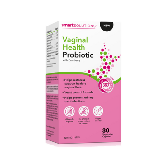 Smart Solutions Vaginal Health Probiotic 30 Veg Capsules