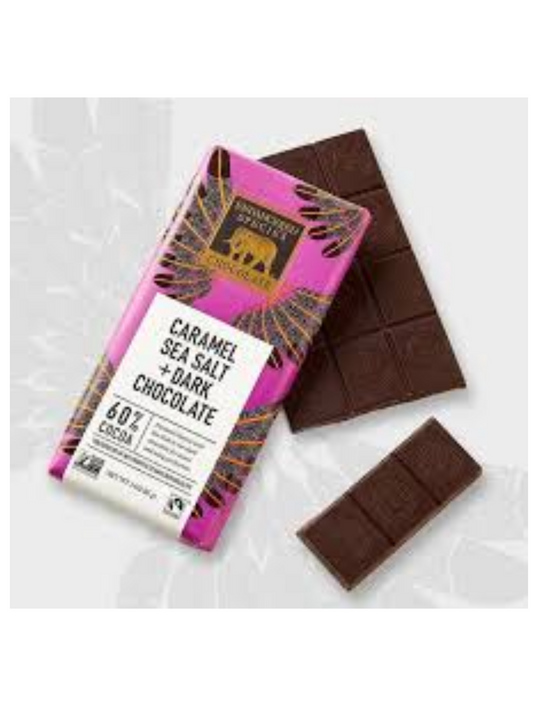 Endangered Species Dark Chocolate Caramel Sea Salt Bar 85g