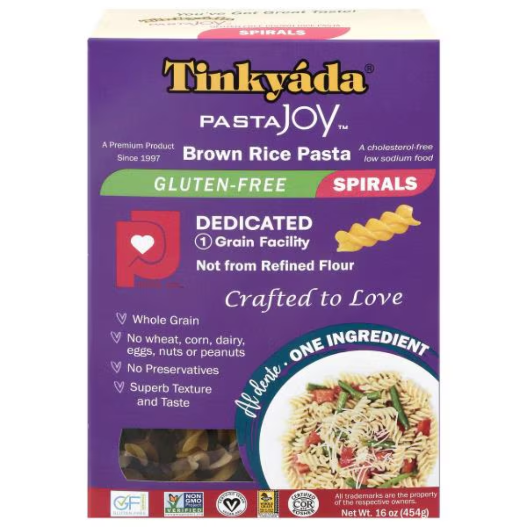 Tinkyada Brown Rice Pasta Spirals 454g