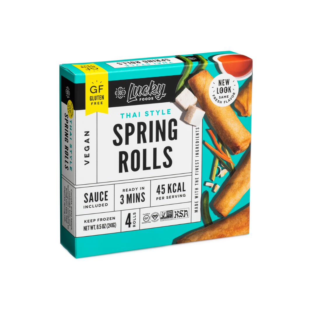 Lucky Spring Rolls Thai Vegan (Gluten-Free) 228g Frozen