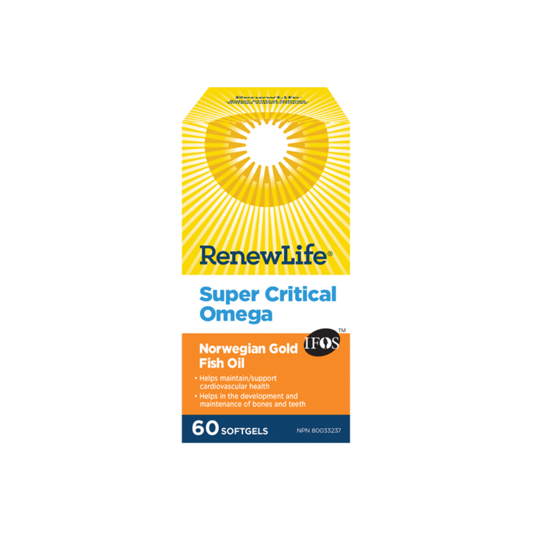 Renew Life Super Critical Omega 60 Softgels