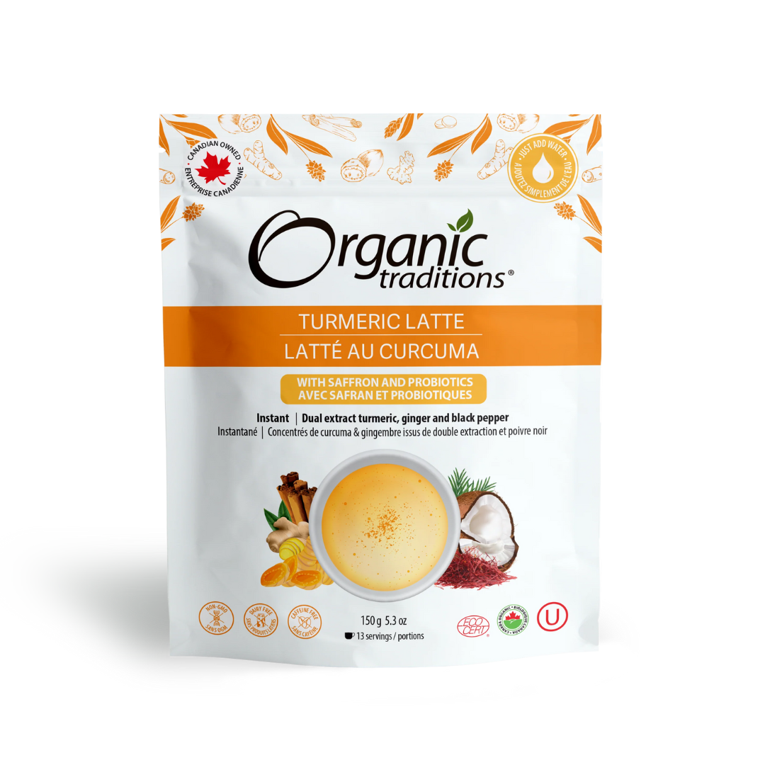 Organic Traditions Turmeric Latte With Probiotics 150g