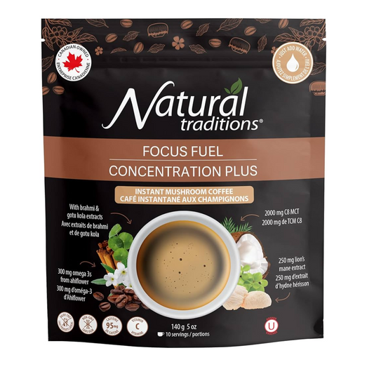 Natural Traditions Focus Fuel Coffee 140g