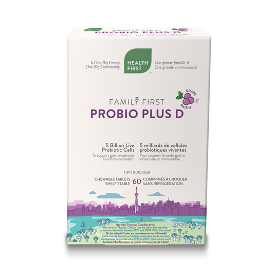 Health First Family First ProBio Plus D 60 Chewable Tablets