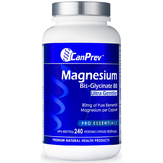 CanPrev Magnesium Bis-Glycinate 80MG 240 Capsules
