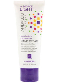 Andalou Shea Butter & Cocoa Hand Cream Lavender 100ml
