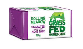 Rolling Meadow Grass Fed Butter Unsalted 454g Frozen