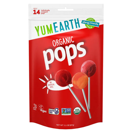 Yum Earth Organic Pops 248g 40pc