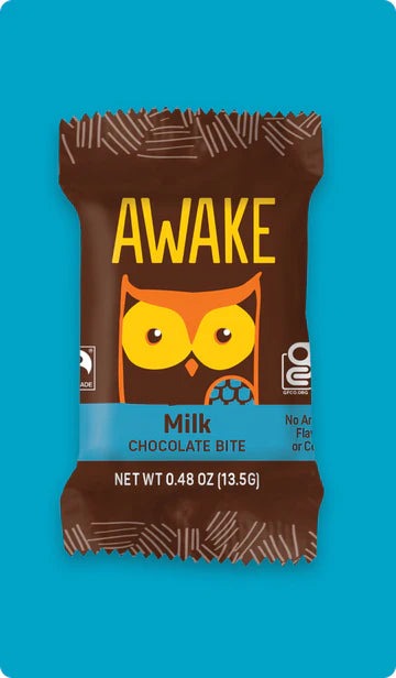 Awake Caffeinated  Milk Chocolate 13.5g