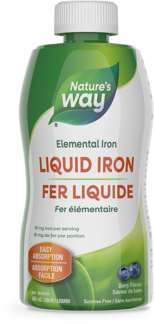 Nature's Way Liquid Iron 480mL Berry